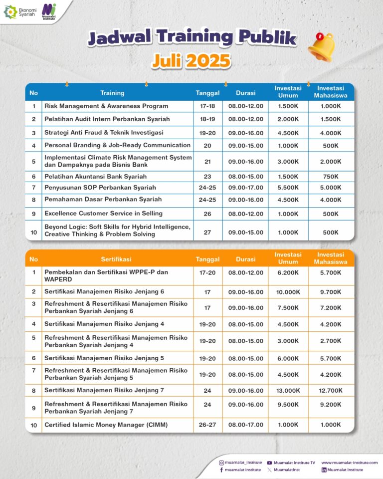 Jadwal juli